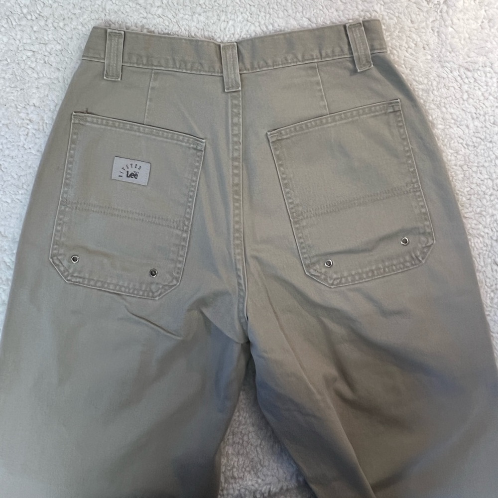 Lee Riveted Women's Cargo Utility Pants with Pockets Tan Size 8 - Picture 7 of 10